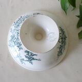 Floreal fruit bowl, from the Faïencerie Nouvelle de Givors, iron earth