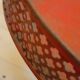 Grocery store display 1950 1960 Paris France perforated sheet metal rigitulle