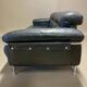 3-seater leather and chrome sofa design 1960.