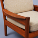 Chair teak manufactured by Dyrlund, Denmark