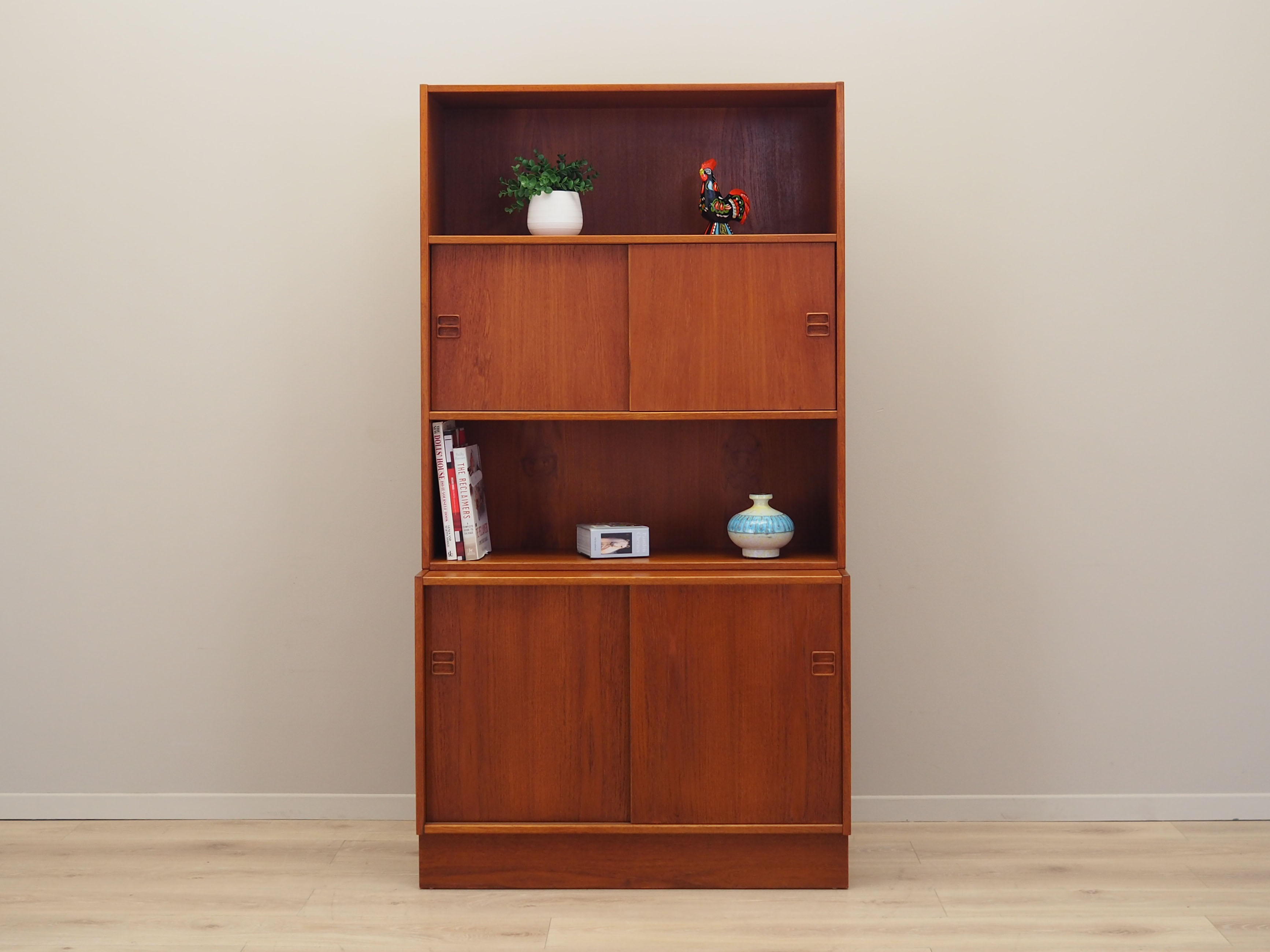 Teak bookcase, Danish design, 1960s, production: Denmark