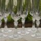 6 crystal champagne flutes from ARQUES. AUTEUIL model.