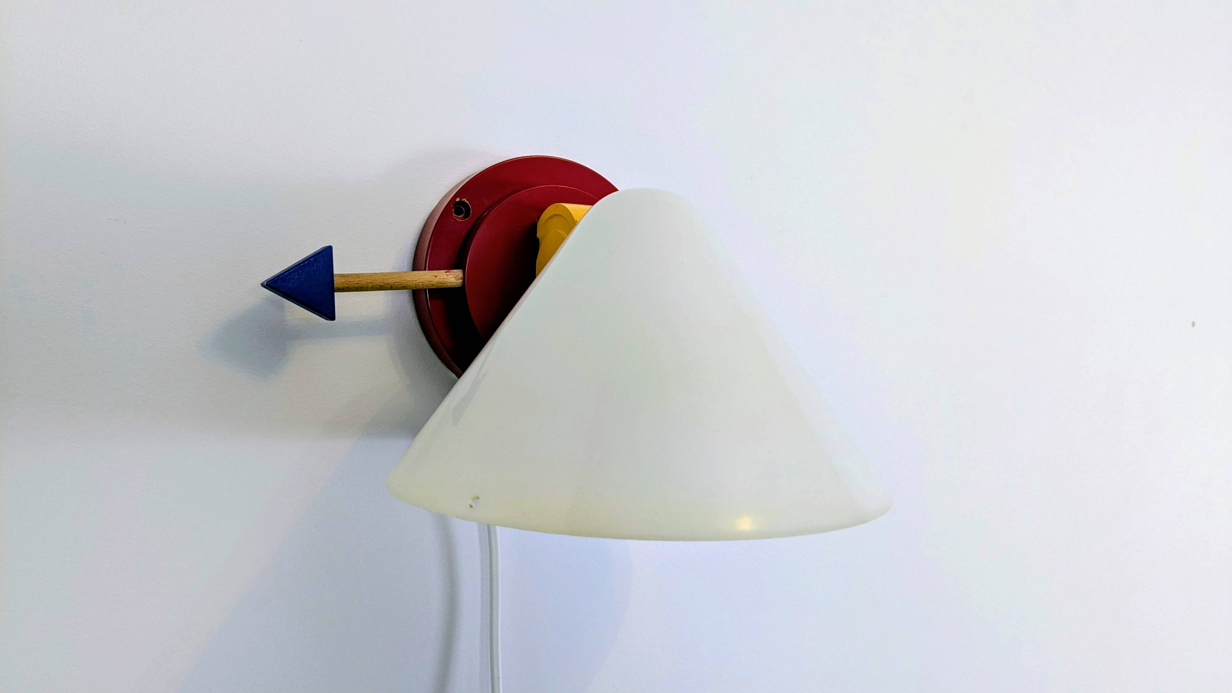 Vintage IKEA Stoja wall lamp – 1980s Memphis design