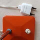 Orange desk lamp from the 1960s