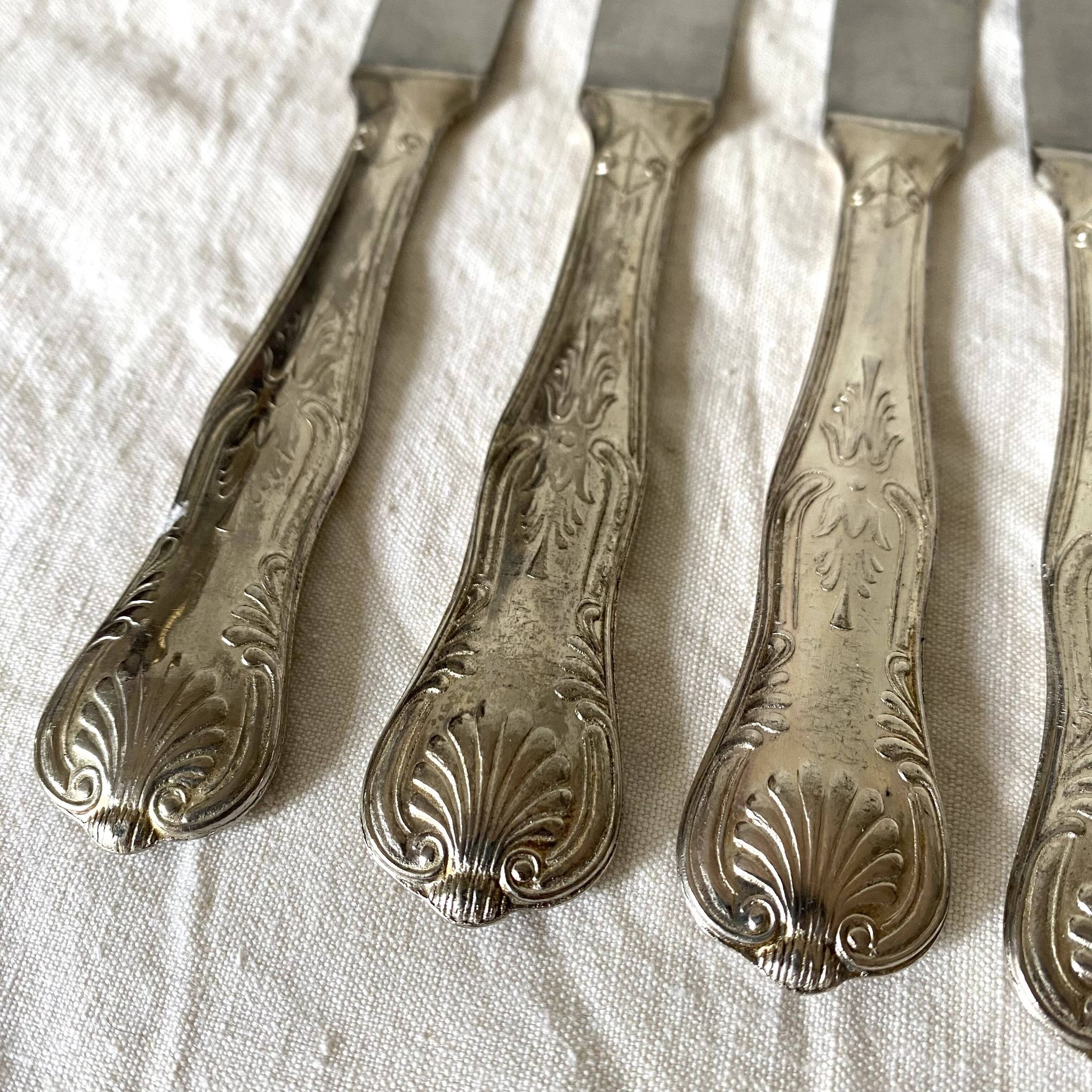Old style stainless steel cutlery
