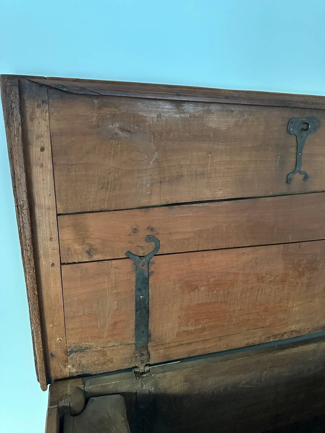 18th century oak chest