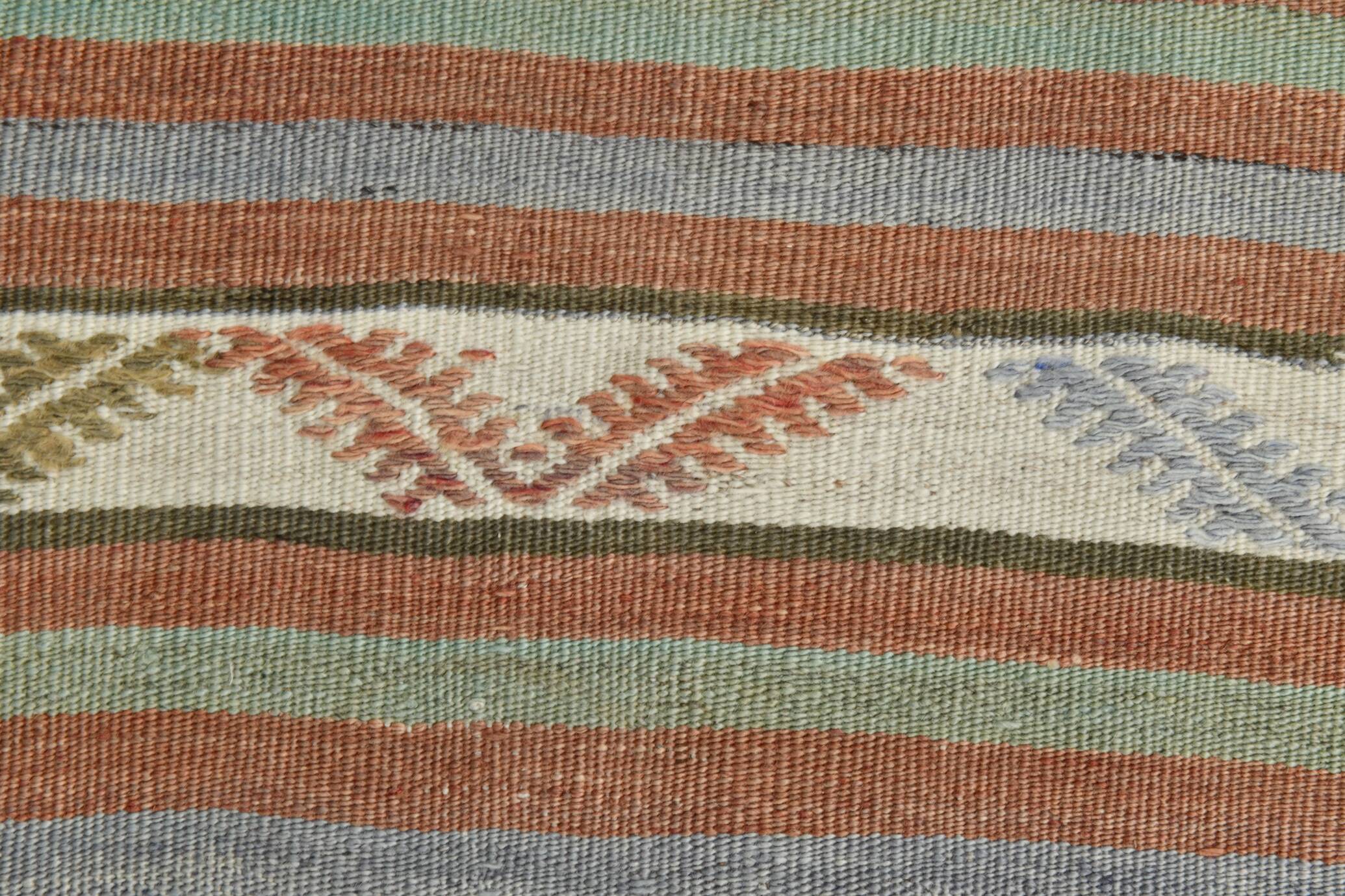 6x9 Soft Colors Persian Kilim Rug, 179x267Cm Anatolian Rug