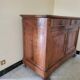 Antique solid wood sideboard – 2 drawers, 2 doors – natural patina