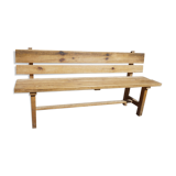 Wooden bench