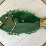 Fish dish in green and golden slurry 50s