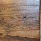Solid oak farmhouse table with two drawers and two extensions, 306 cm.
