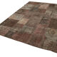 Handwoven turkish 203 cm x 300 cm brown patchwork rug