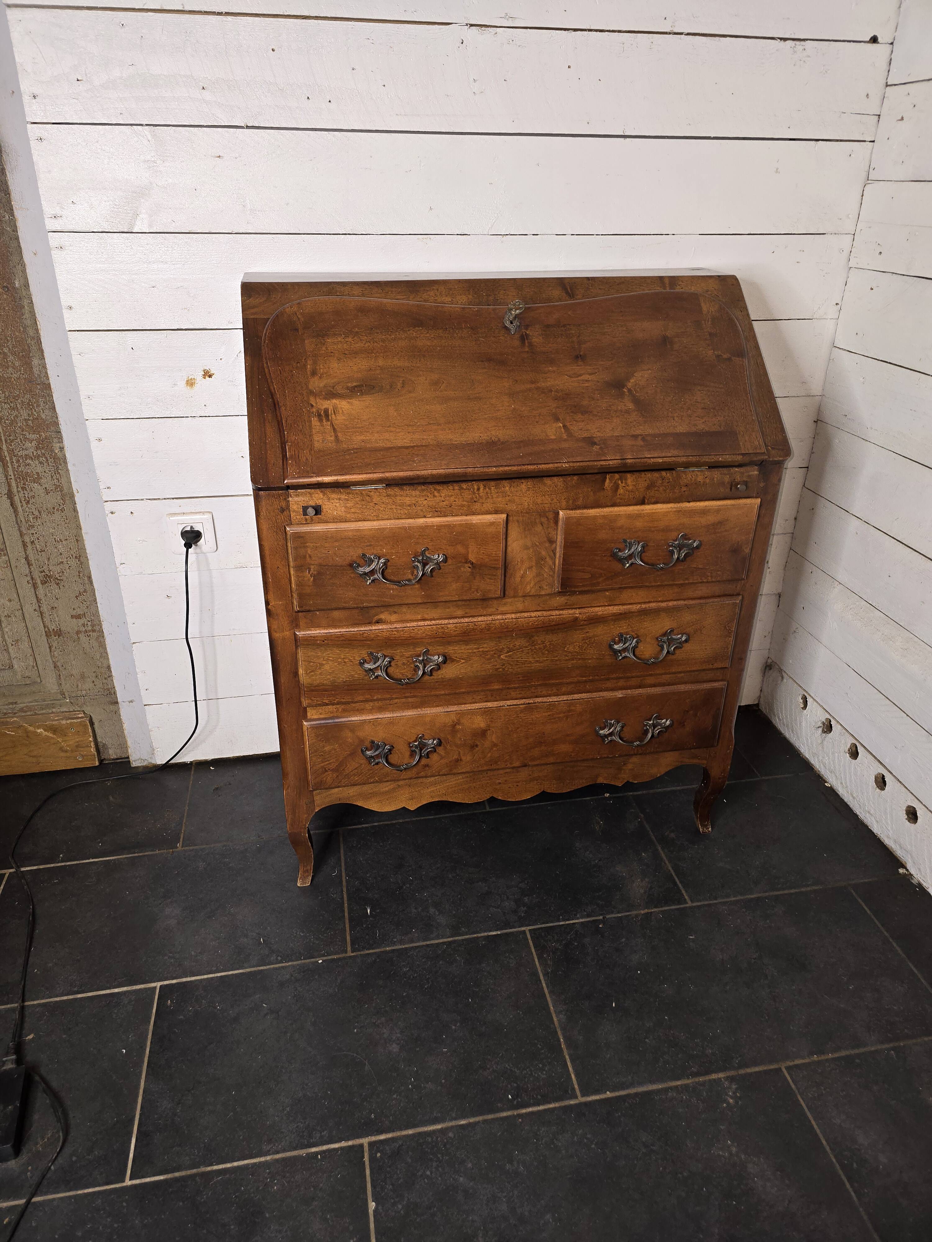 Walnut donkey desk