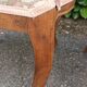 Pair of Louis XV chairs in carved walnut.
