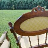 Pair of Louis XVI style armchairs.