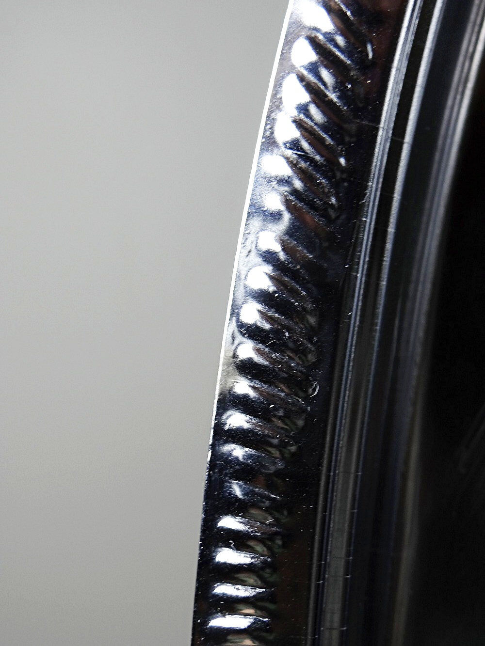 Silver-plated/inox vintage butter dish from the 1960s-1980s in Rococo style.