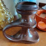 Stoneware candle holder Bastian Le Pemp Quimper