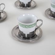Set of espresso cups, Italian design, 1980s, made in Italy