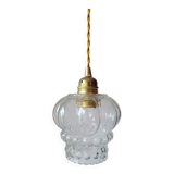 Molded glass pendant light
