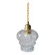 Molded glass pendant light