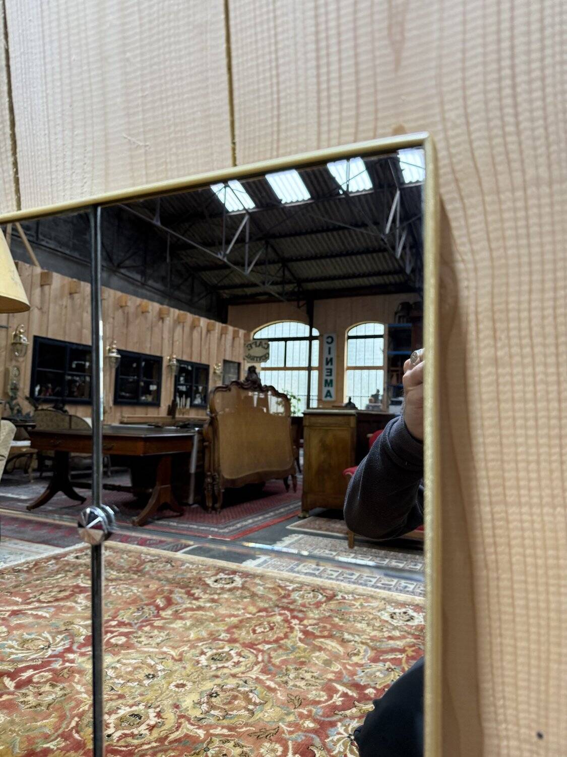 Brewery mirror - glass bistro 1970