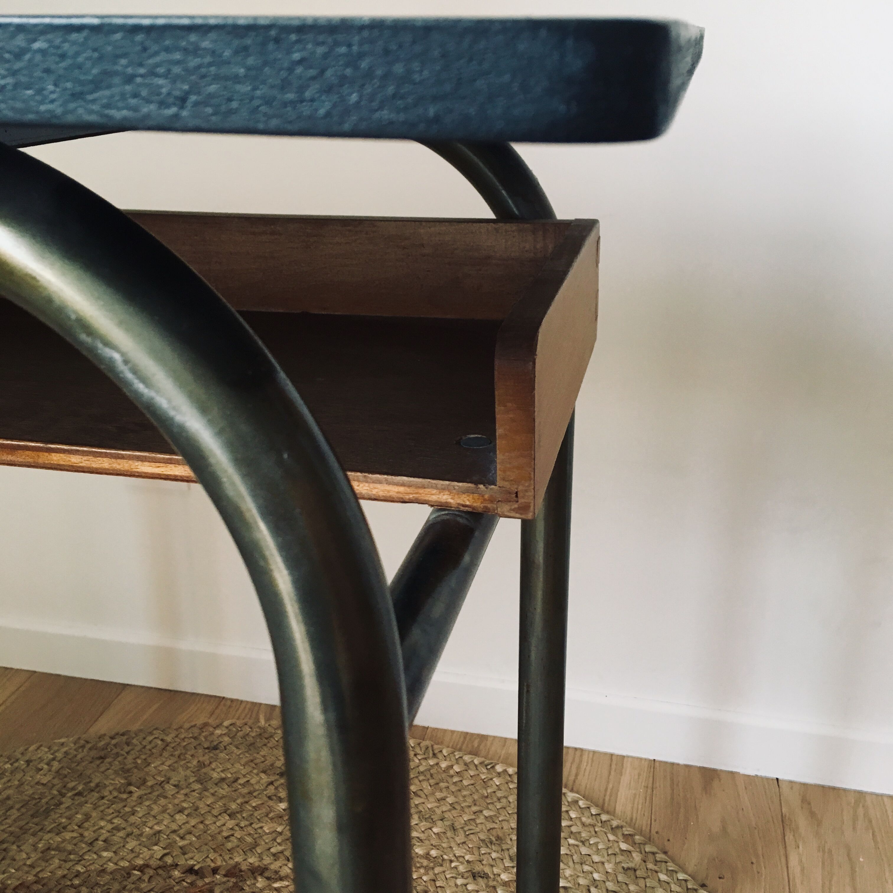 Schoolboy desk with locker