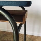 Schoolboy desk with locker