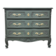 Vintage cherry wood commode refurbished