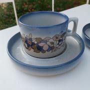 Duo cups in Brenne sandstone