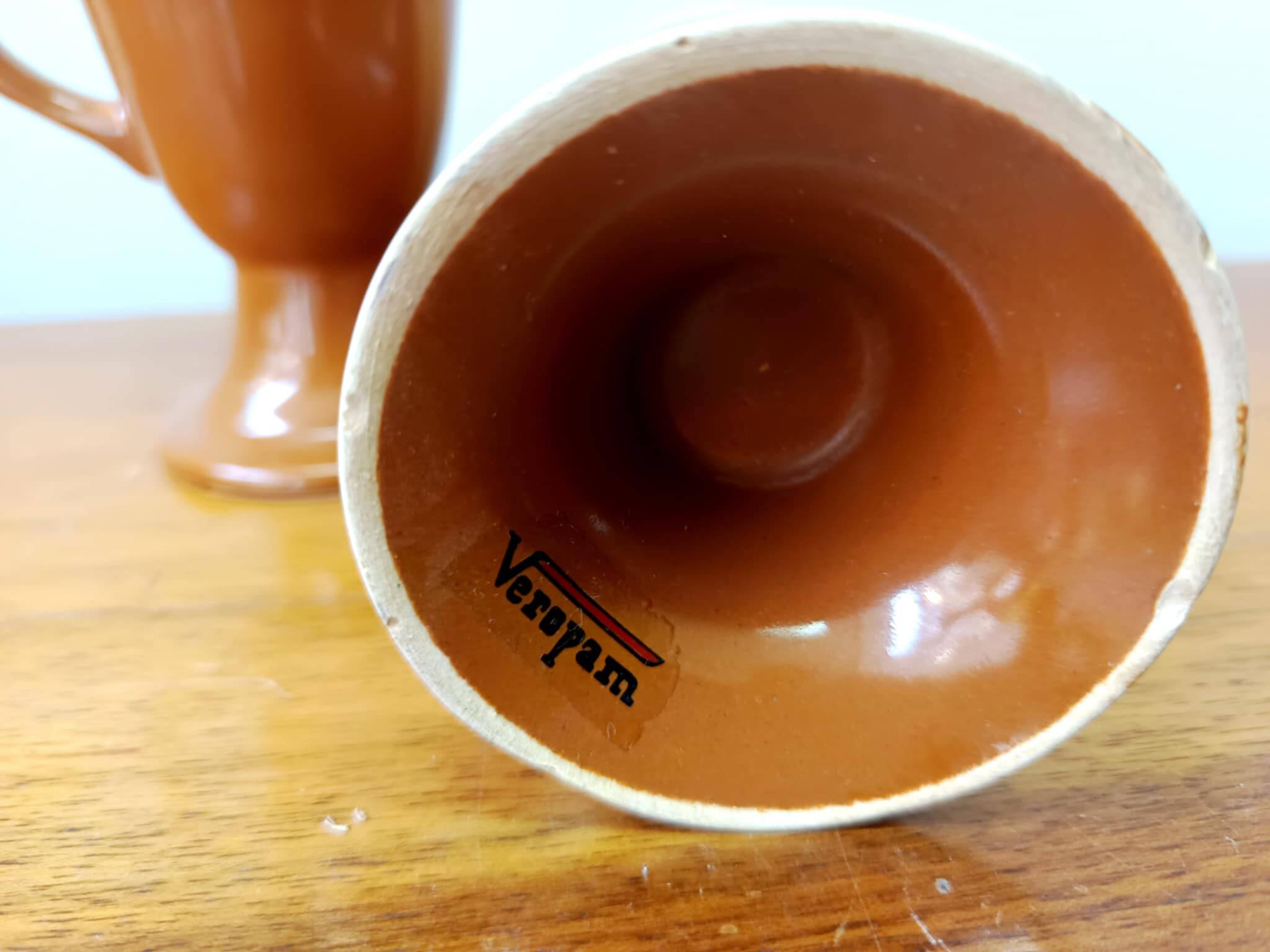 Vintage Veropam mazagrans service 1970