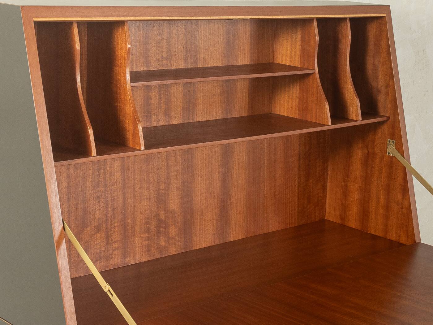 Classic secretary from the 1950s by Erich Stratmann for Oldenburger Möbelwerkstätten