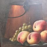Jeanne LECHLEITNER: Still life with fruits signed lower right