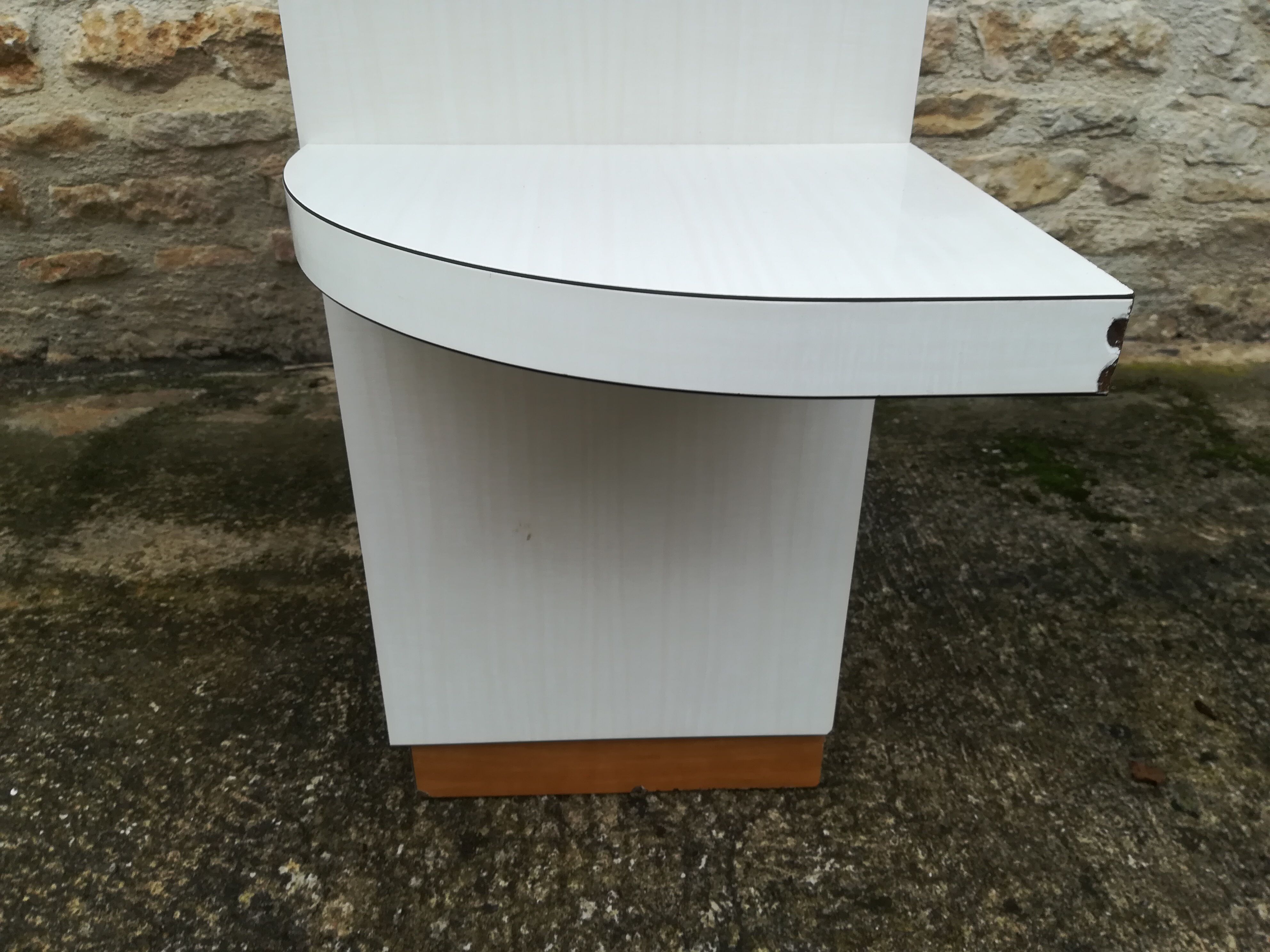 modular or retractable formica wall table