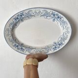 Boch Frères Rubis model ironstone oval dish