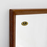 Wall mirror in teak frame, denmark, 1970