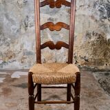 Pair of folk art chairs, France, mid-20th century