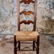 Pair of folk art chairs, France, mid-20th century