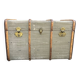 Antique travel trunk
