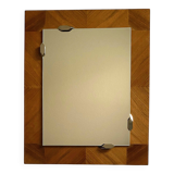 Art Deco wall mirror 40x50 - Wood marquetry - Very good condition