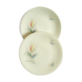 Set of 5 plates "Plumes, PMR Bavaria Jaeger & Co"