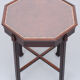 Dutch Art Deco octagonal mahogany side table 1925