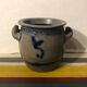 Lot 5 old blue sandstone 3 pots - carafe - vintage decoration tonneau