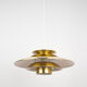 Danish vintage hanging lamp Roma by Junge, Denmark, 1980s