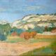 Painting besson (françois, 1904-1987) – hst (oil on canvas) – “les baux, 1969”