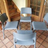 Set of 4 knoll chairs
