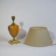 Lamp made of brass and peccari leather