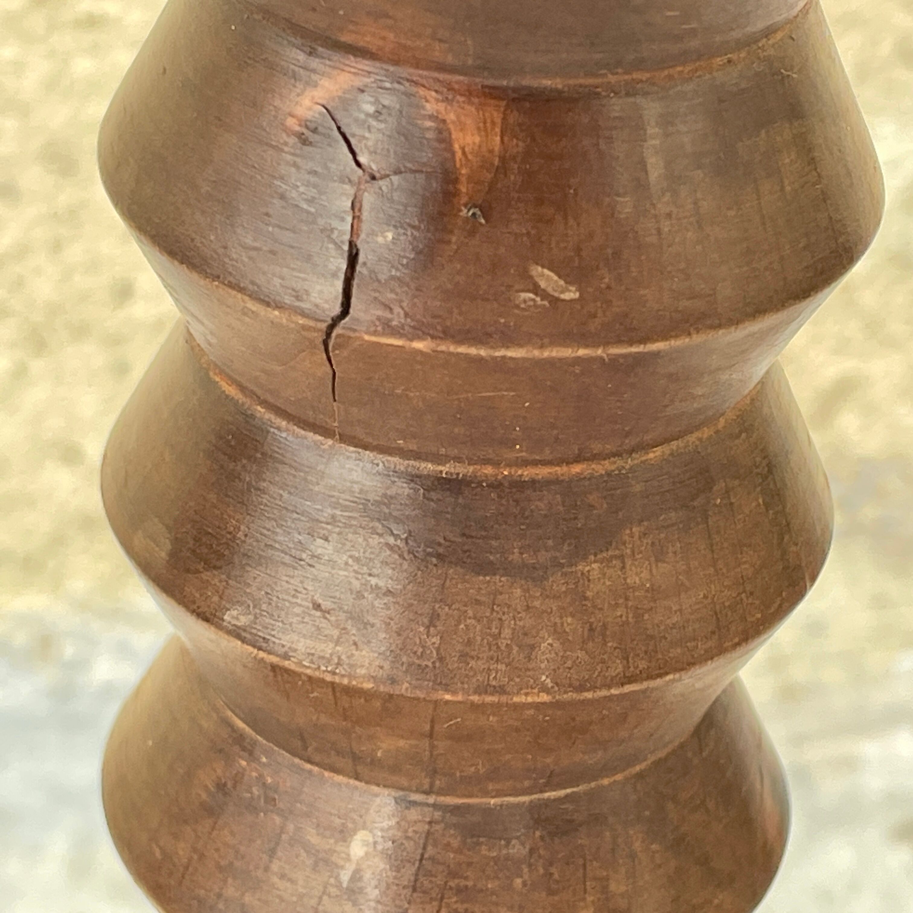 Charles Dudouyt wooden pedestal table