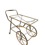 Hollywodd Regency / Neo-classical Serving or drinks trolley, Italy 1950s