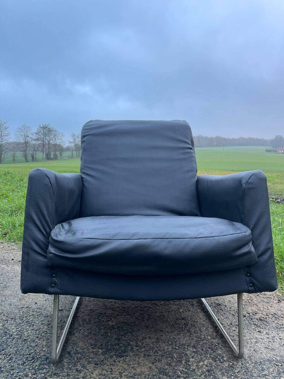 Chairs by Louis Paolozzi, model Prelude, published by Zol, around 1957.