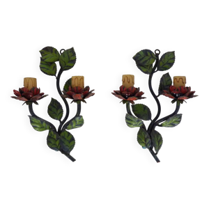 Paire d'appliques murales